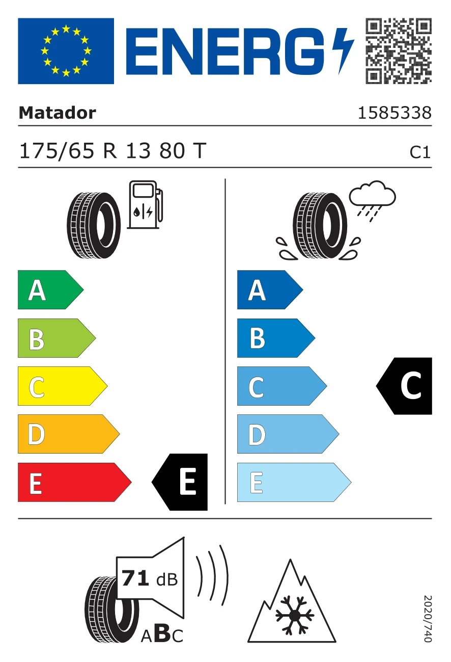 175/65R13 opona MATADOR MP54 Sibir Snow 80T